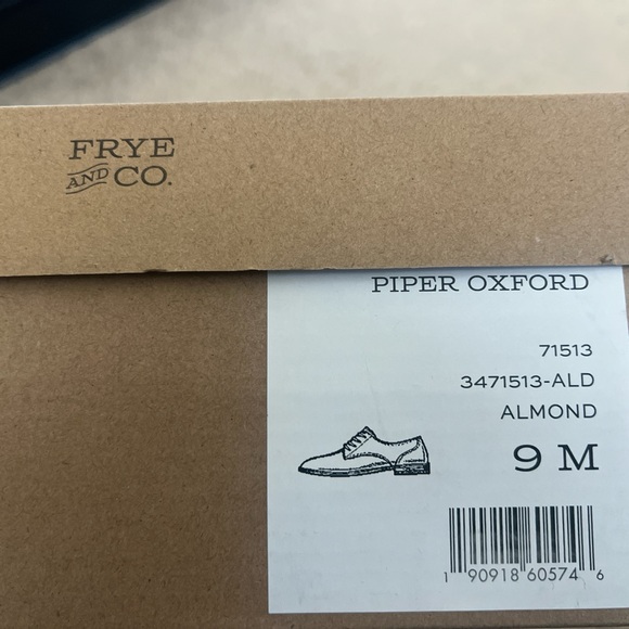 FRYE AND CO. Brown Leather Lace-Up Flats - Picture 7 of 7